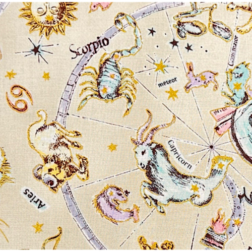 プラネタリウム柄【オーダー生地見本】 