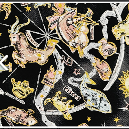 プラネタリウム柄【オーダー生地見本】 