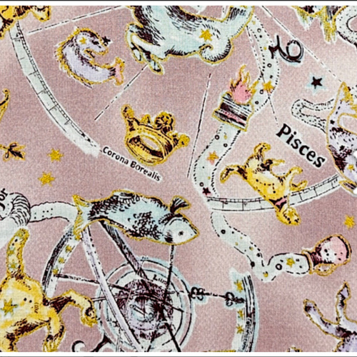 プラネタリウム柄【オーダー生地見本】 和装小物（帯・半襟） ようか  