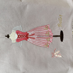 バレエレッスンバッグ　手提げ　 3枚目の画像