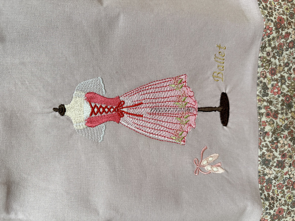 バレエレッスンバッグ　手提げ　 3枚目の画像