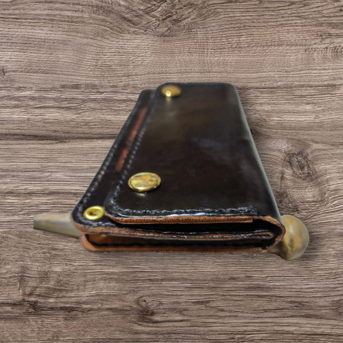 トラッカーウォレット 本革 手染め 長財布 NIKO BOY LEATHER