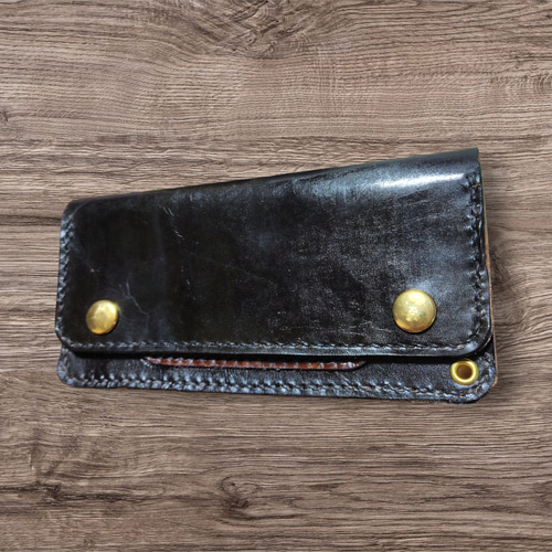 トラッカーウォレット 本革 手染め 長財布 NIKO BOY LEATHER トラッカーウォレット 本革 手染め 長財布 NIKO BOY LEATHER