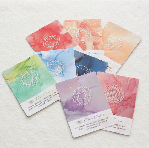 .:+新作.:+ Chakra Ascension Card　〜8つのチャクラ浄化と活性化に〜 8枚目の画像