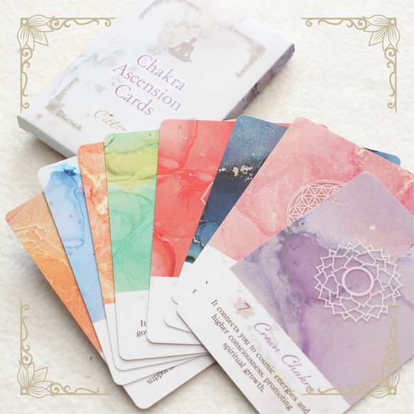 .:+新作.:+ Chakra Ascension Card　〜8つのチャクラ浄化と活性化に〜 1枚目の画像