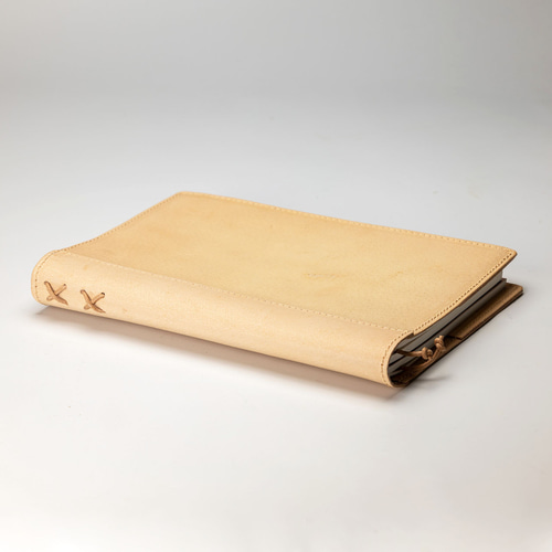 ノートカバー A5 スピンつき ほぼ日対応 豚革 レザー ヌメ革 本革 日々