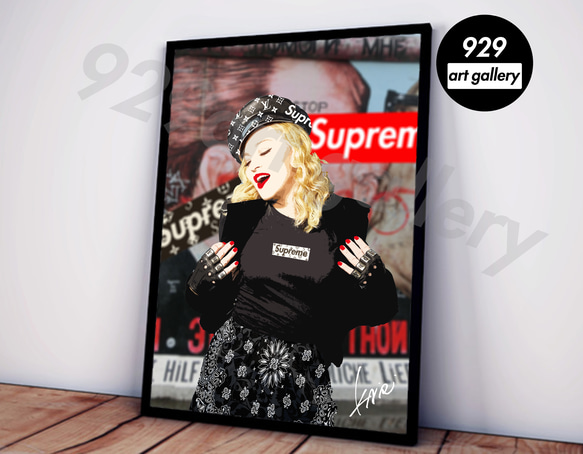 SUPREME type☆オマージュアートインテリアポスター＃156