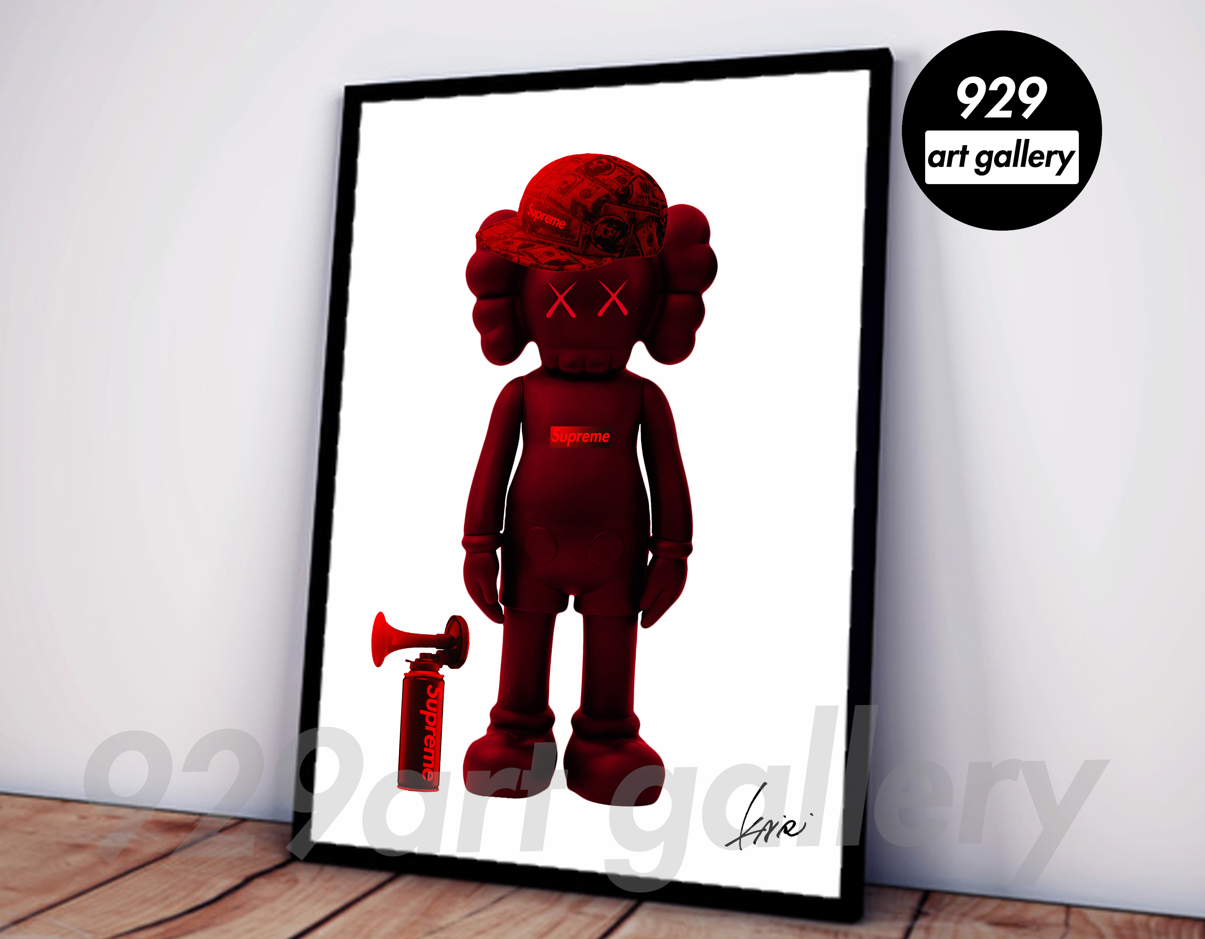 KAWS type☆A1オマージュアートインテリアポスター#160カウズ
