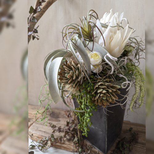 wedding＆Interior bouquet＊大きな大きなエアプランツ フェイク