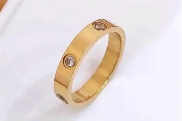 ✨creema限定✨luxuryゴールドリング✨3色あり 指輪・リング