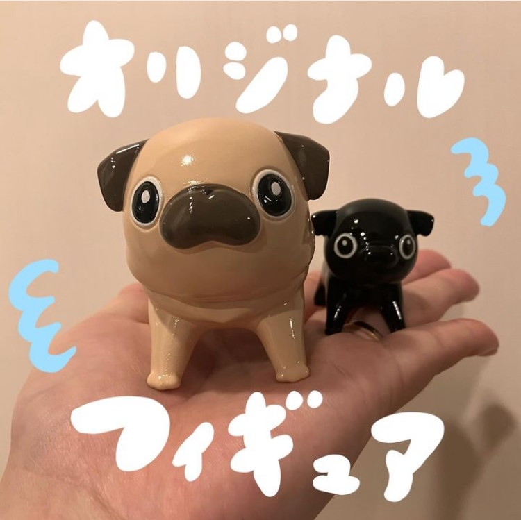 【フルオーダー】うちの子わんこフィギュア(キャラクタータッチ)