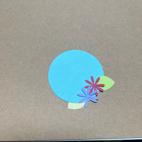 50枚入り】リーフ型フラワー型画用紙詰め合わせ【色オーダー可能