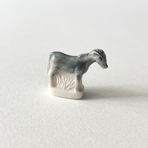 フランス製 フェーヴ アンティーク 馬 陶器 その他インテリア雑貨