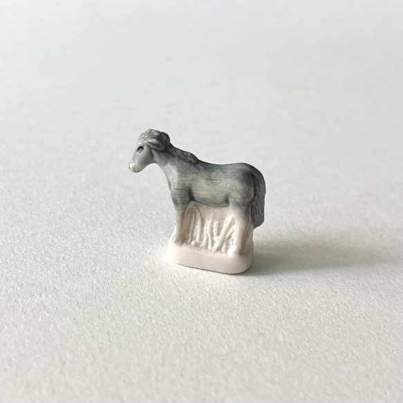 フランス製 フェーヴ アンティーク 馬 陶器 その他インテリア雑貨