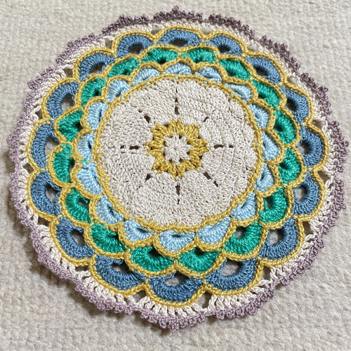 レース編みのカラフルドイリー その他インテリア雑貨 Kukiwakame 通販