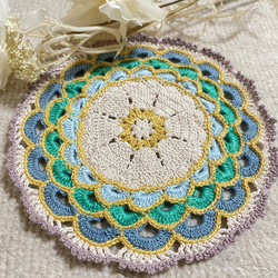 フレイミー❁.*・゜レース編みドイリー❁.*・゜ ドイリー｜レース編み・かぎ編み 編み図サイト｜hime*hima