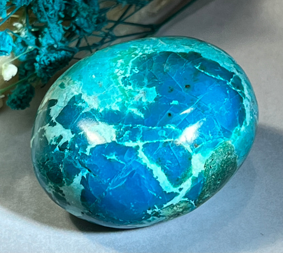 女神の石✨ クリソコラ 珪孔雀石 タンブル 原石 蛍光鉱物 天然石  