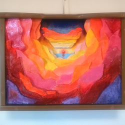 現代アート「権現堂公園の桜と菜の花」（3D painting） 現代アート「権現堂公園の桜と菜の花」（3Dpainting）