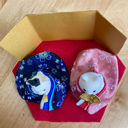 シルバニア赤ちゃんの豪華金蘭雛人形の衣装 ひな人形・雛飾り クレアの