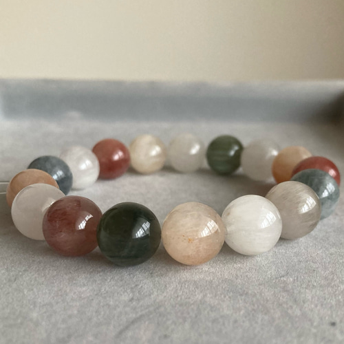 高品質 ラビットヘアルチル 天然石ブレスレット ブレスレット SK