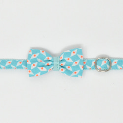 猫の首輪　petit pan ミントブルー 2枚目の画像