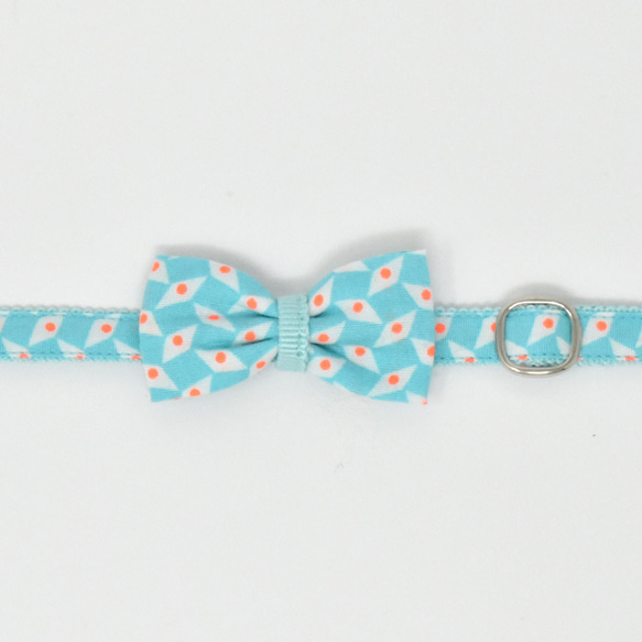猫の首輪　petit pan ミントブルー 2枚目の画像