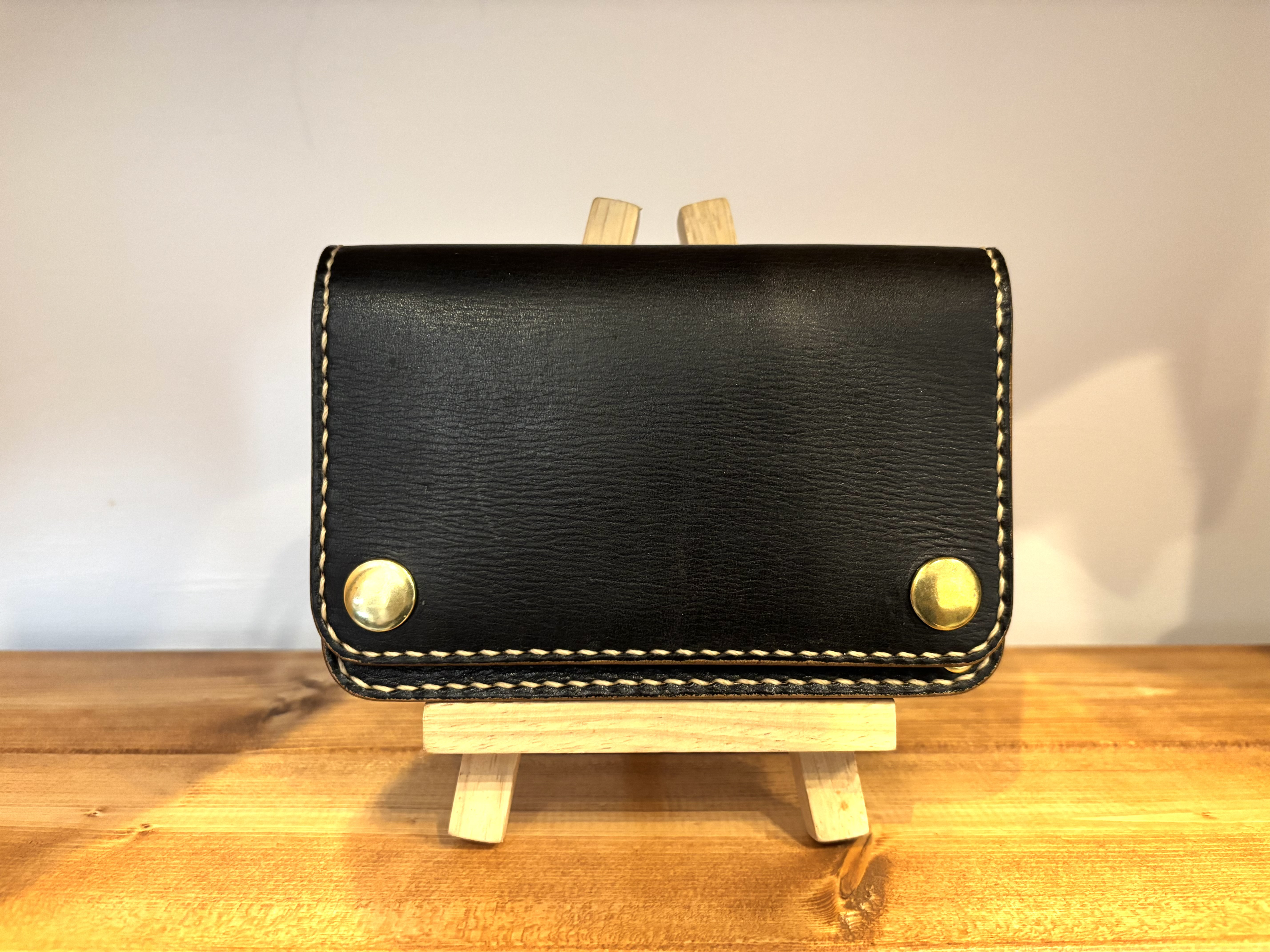 トラッカーウォレット　02M-BK  ショート　ミニ　財布　ブラック