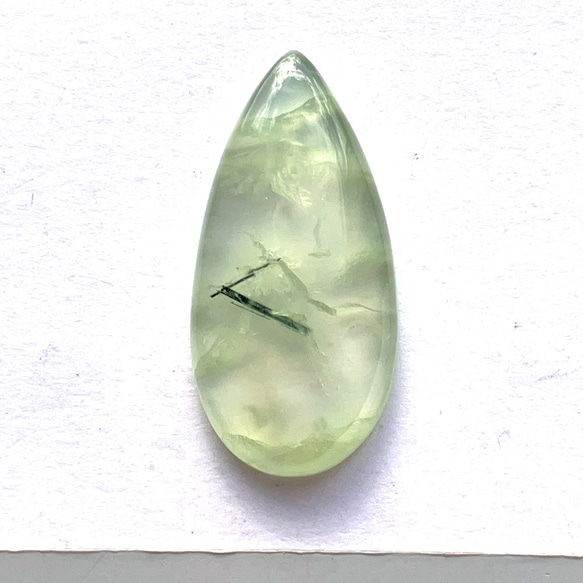プレナイト[51] 35x17mm 29Cts 天然石 ルース／カボション