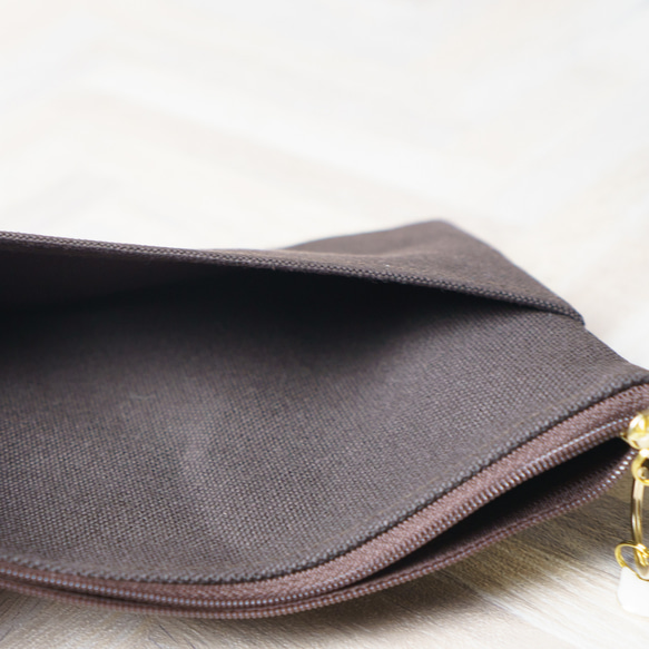 コーヒー・猫のファスナーポーチ 11枚目の画像