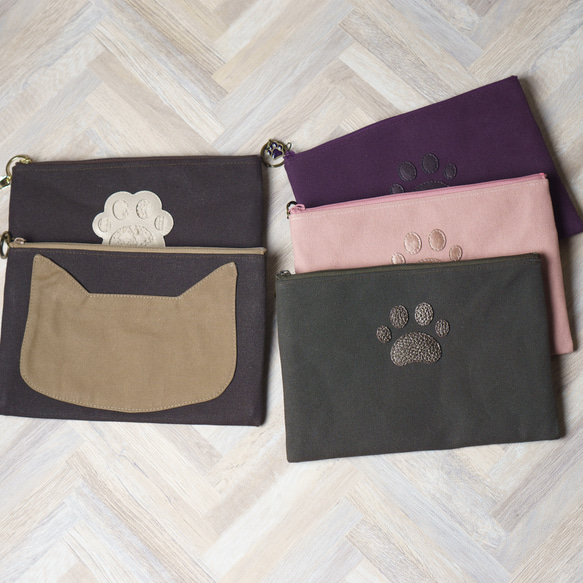 コーヒー・猫のファスナーポーチ 14枚目の画像