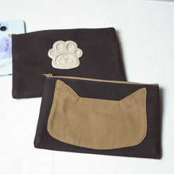 コーヒー・猫のファスナーポーチ 15枚目の画像