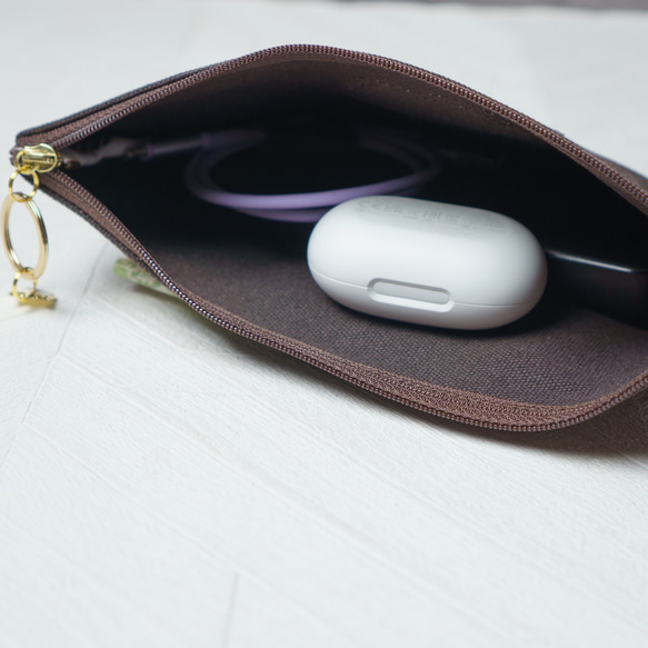 コーヒー・猫のファスナーポーチ 13枚目の画像