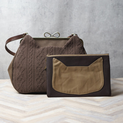 コーヒー・猫のファスナーポーチ 7枚目の画像