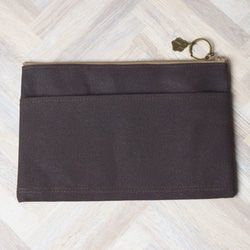 コーヒー・猫のファスナーポーチ 3枚目の画像