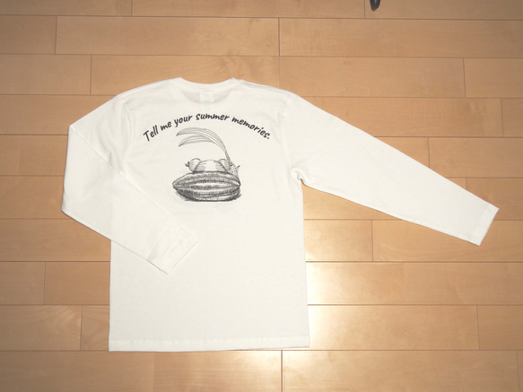 長袖Tシャツ_かえお　”Summer memories ” シリーズ 4枚目の画像