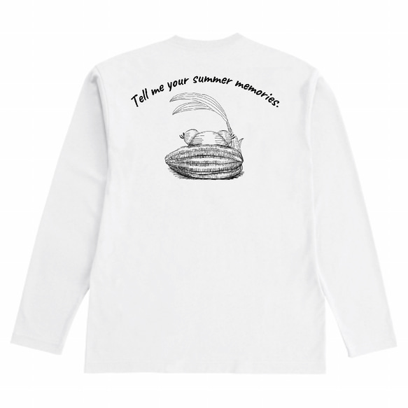 長袖Tシャツ_かえお　”Summer memories ” シリーズ 2枚目の画像