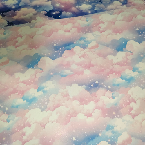 デザインペーパーA4サイズ 2柄各10枚 20枚セット ゆめかわいい雲