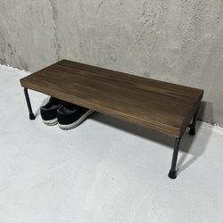 アイアン脚のシューズラック（3足9段、27足用） 靴箱・下駄箱