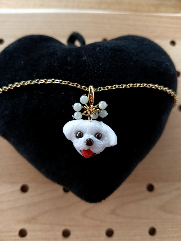 ランキング2025 マルチーズちゃんネックレス じるくら ネックレス・ペンダント アクセサリー