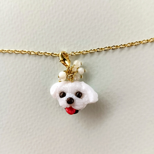 マルチーズちゃんネックレス ネックレス・ペンダント じるくらふと