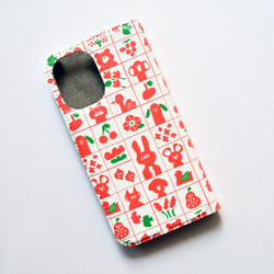 ANIMAL LAND iphone帯なし手帳型ケース 2枚目の画像