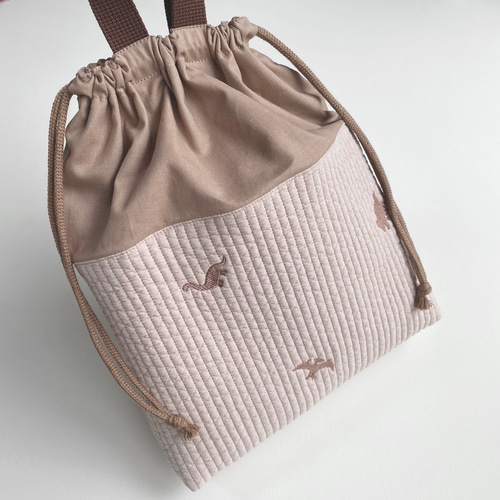 送料無料》 恐竜 ヌビ 入園入学 3点セット ダイナソー dinosaur 刺繍