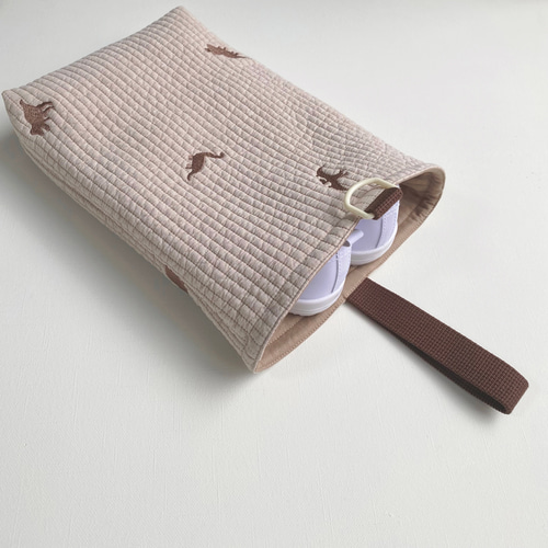 送料無料》 恐竜 ヌビ 入園入学 4点セット ダイナソー dinosaur 刺繍