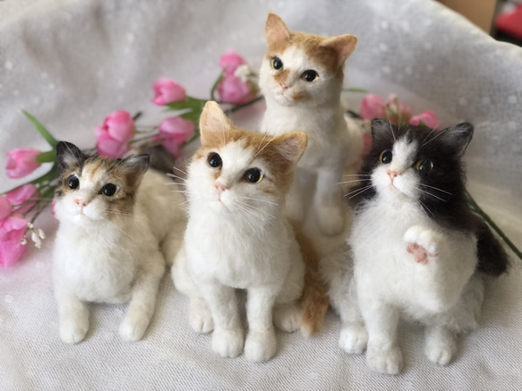 羊毛フェルト 猫 オーダー [様専用ページ]本当に 安い 通販