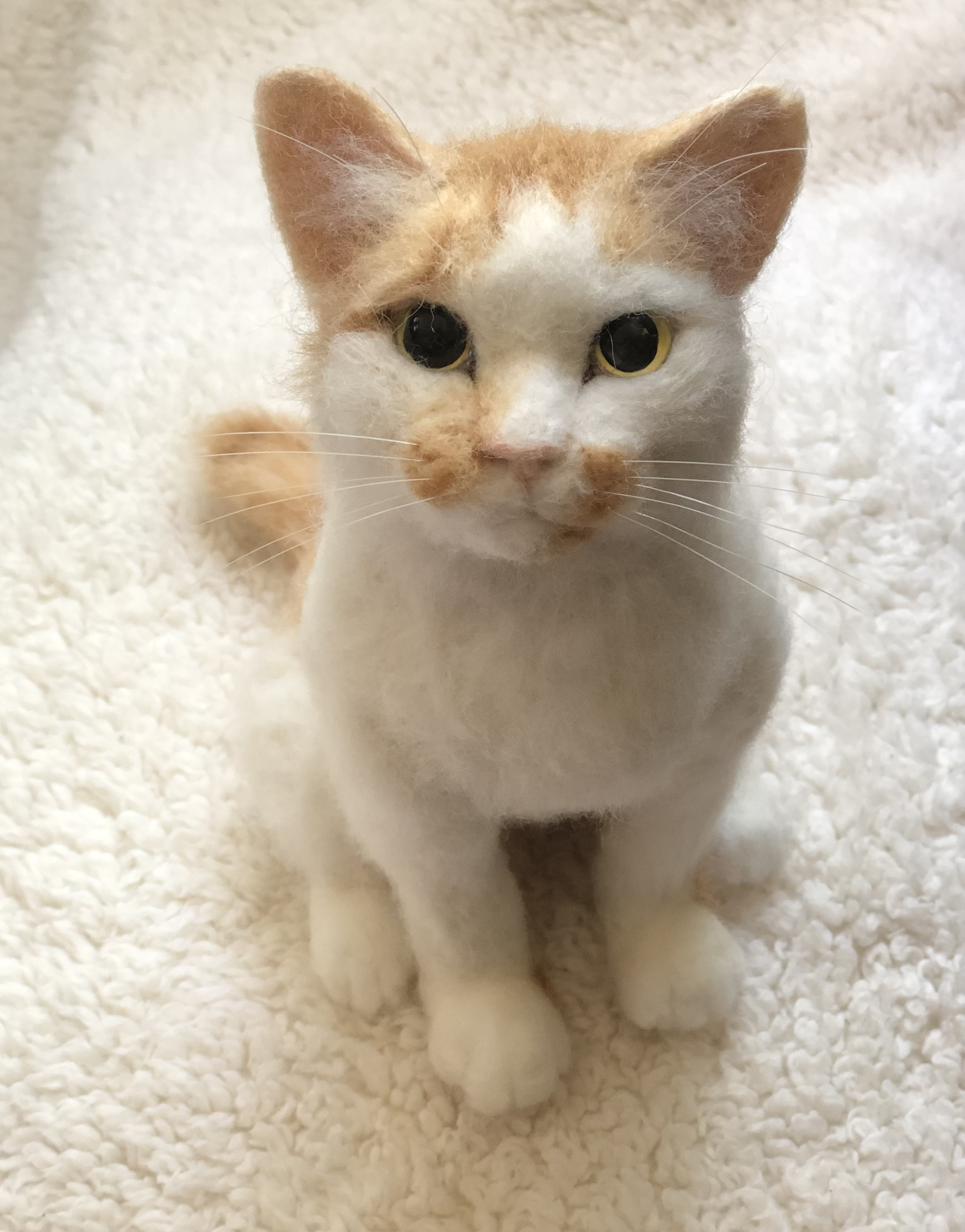 【オーダーメイド】【オーダーメイド2月分受付】子猫等身大(羊毛フェルトねこ)