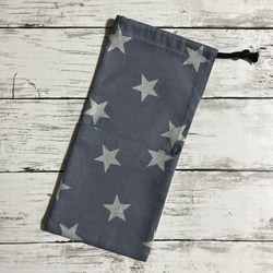 再入荷！】ポケット付きお箸袋 お箸箱入れ 花柄 モノトーン 給食袋