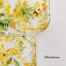 新柄☆トイレットペーパーホルダーカバー「華やかミモザ」 3枚目の画像