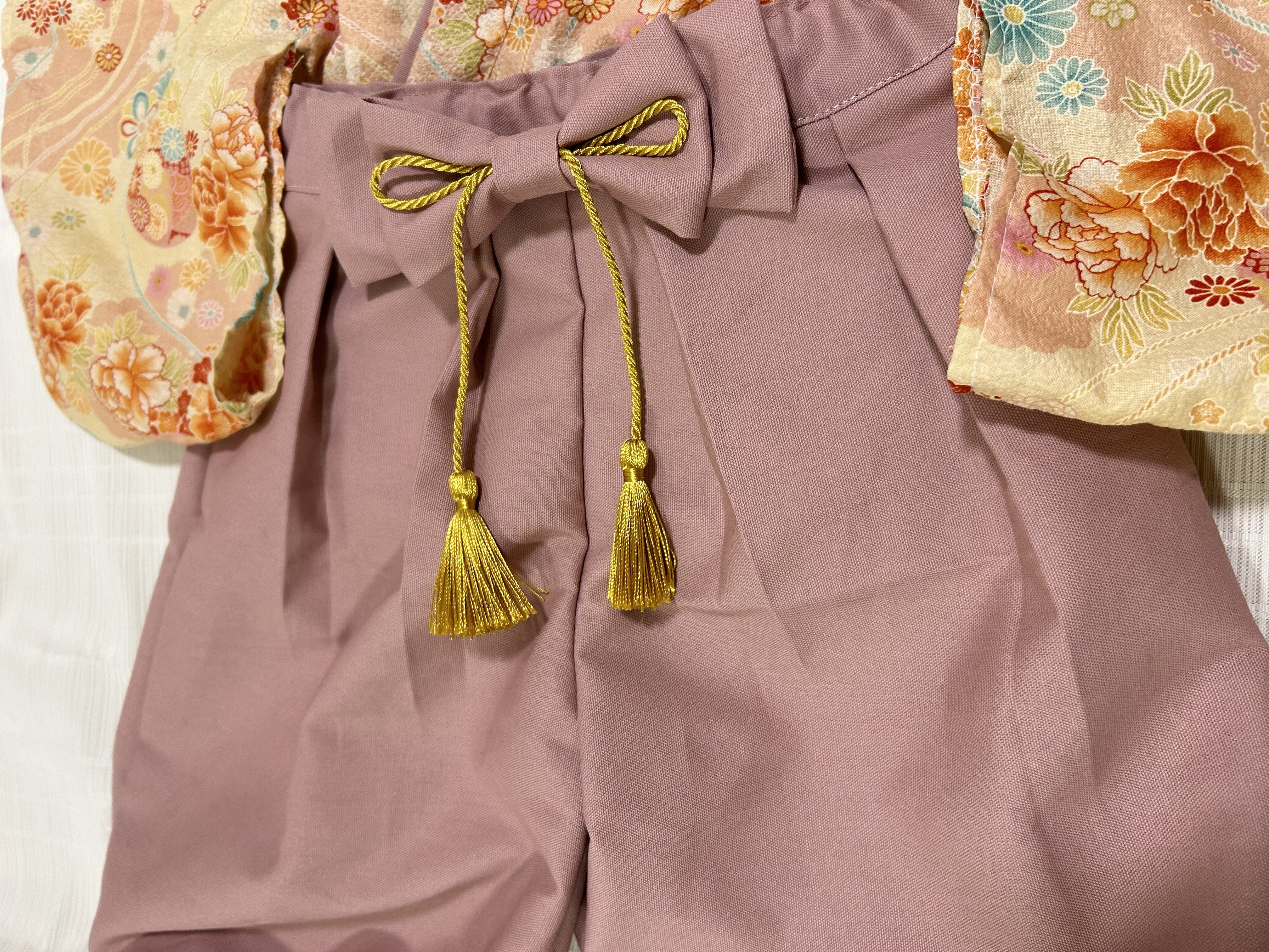 ベビー袴　70〜80 お食い初め　ひな祭り　こどもの日