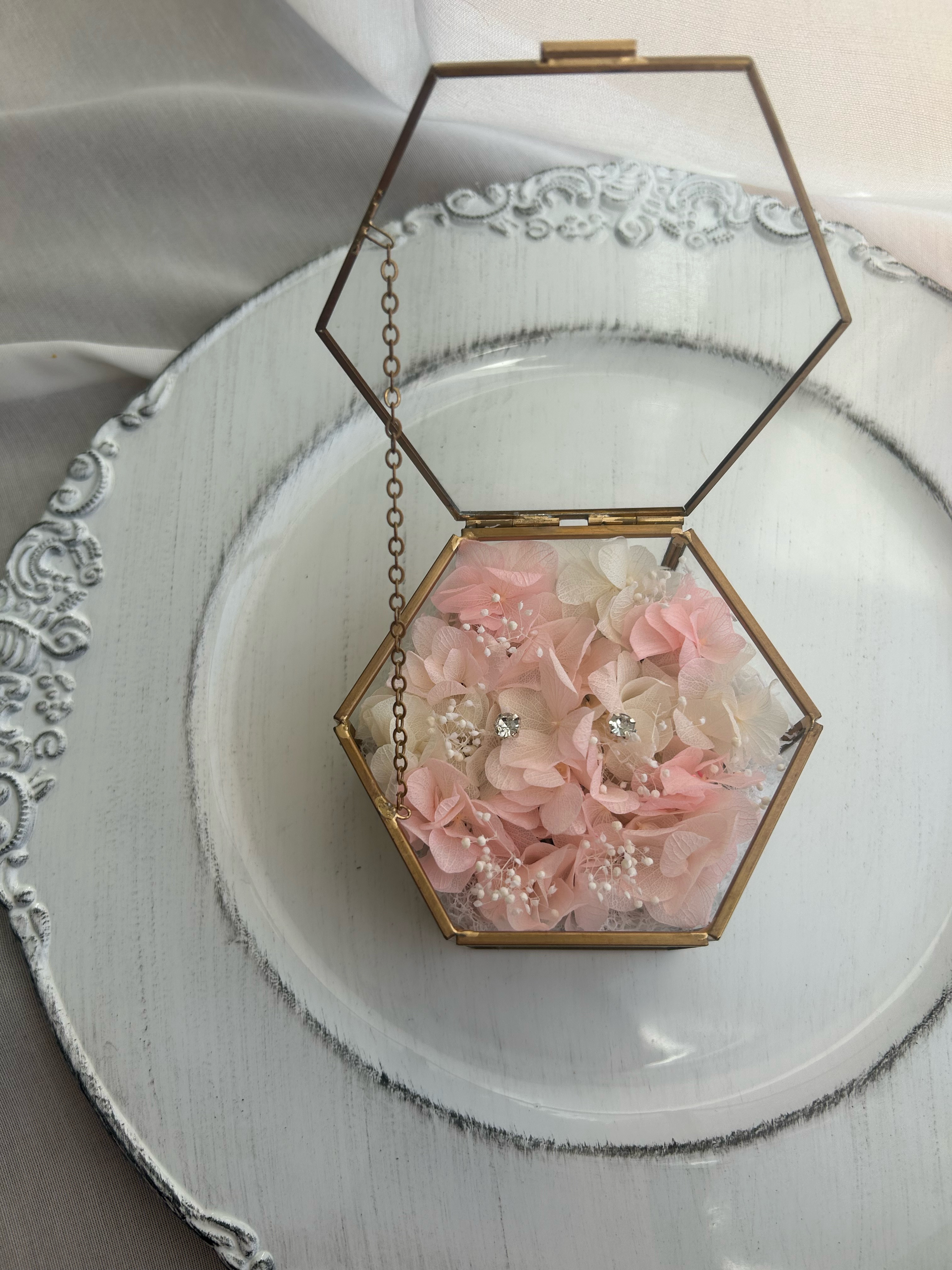 さくら色のリングピロー