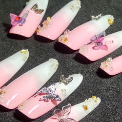 ♡ ネイルチップ 超鬼ロングネイル ギャルネイルチップ No.168 - メルカリ